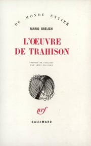 Cover of: L'Oeuvre de trahison