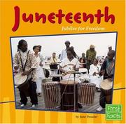 Cover of: Juneteenth: Jubilee for Freedom (First Facts)