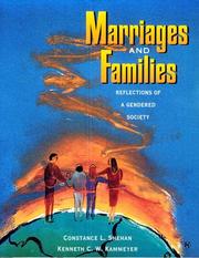 Cover of: Marriages and Families: Reflections of a Gendered Society