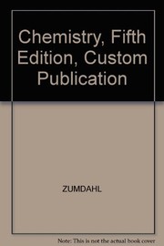 Cover of: Chemistry, Fifth Edition, Custom Publication by Steven S. Zumdahl