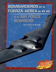 Cover of: Bombarderos De La Fuerza Aerea De Ee.uu./u.s. Air Force Bombers (Vehiculos Militares/Military Vehicles) by 