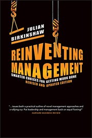 Cover of: Reinventing Management: Smarter Choices for Getting Work Done