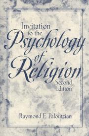 Invitation to the Psychology of Religion