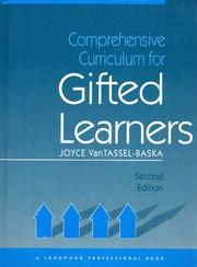 Cover of: Comprehensive curriculum for gifted learners by [edited by] Joyce VanTassel-Baska.