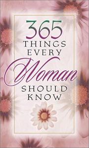 Cover of: 365 Things Every Woman Should Know