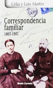 Cover of: Correspondencia familiar: 1863-1885