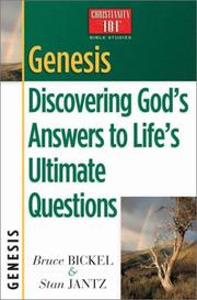Cover of: Genesis: Discovering God's Answers to Life's Ultimate Questions (Christianity 101® Bible Studies)