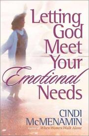 Cover of: Letting God Meet Your Emotional Needs by Cindi McMenamin