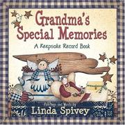 Cover of: Grandma's Special Memories: A Keepsake Record Book