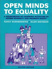 Cover of: Open Minds to Equality by Nancy Schniedewind, Ellen Davidson, Nancy Schniedewind, Ellen Davidson