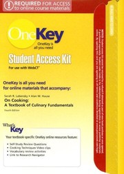 Cover of: On Cooking Student Access Kit by Sarah R. Labensky, Alan M. Hause