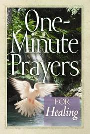 Cover of: One-Minute Prayers for Healing (One-Minute Prayers)