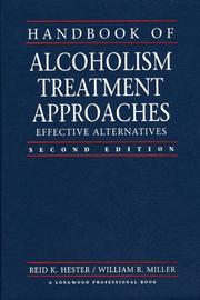 Cover of: Handbook of alcoholism treatment approaches: effective alternatives