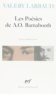Cover of: Les\Poesies de A. O. Barnabooth  Poesies Divers