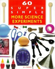 Cover of: 60 super simple more science experiments