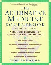 Cover of: The Alternative Medicine Sourcebook by Steven Bratman