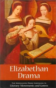 Cover of: Elizabethan Drama