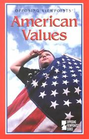 Cover of: American Values
