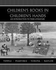Cover of: Children's books in children's hands: an introduction to their literature