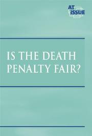 Cover of: Is the Death Penalty Fair?