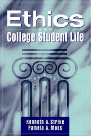 Cover of: Ethics and college student life