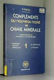 Cover of: Compléments au Nouveau traité de chimie minérale