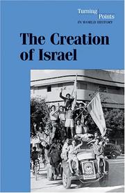 Cover of: The Creation of Israel
