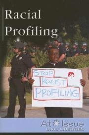 Cover of: Racial Profiling (At Issue Series) by Kris Hirschmann, Kris Hirschmann