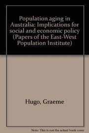 Cover of: Population aging in Australia by Hugo, Graeme.