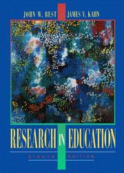 Cover of: Research in education by John W. Best