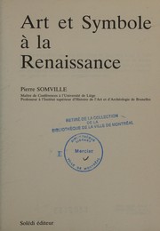 Cover of: Art et symbole à la renaissance