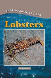 Cover of: Lobsters (Creatures of the Sea)