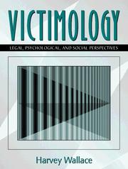 Cover of: Victimology: legal, psychological, and social perspectives