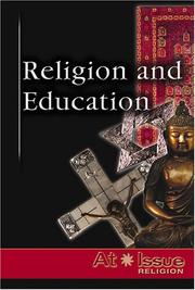 Cover of: Religion and Education