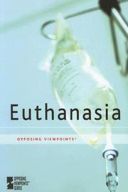 Cover of: Euthanasia by Carrie L. Snyder, book editor.