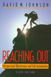 Cover of: Reaching Out: Interpersonal Effectiveness and Self-Actualization