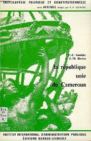Cover of: La République unie du Cameroun