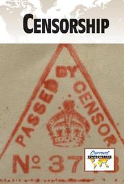 Cover of: Censorship by 