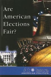 Cover of: Are American elections fair?