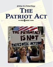 Cover of: The Patriot Act