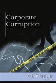 Cover of: Corporate Corruption (At Issue Series)