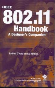 Cover of: The IEEE 802.11 Handbook: A Designer's Companion