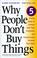 Cover of: Why people don't buy things
