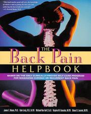 Cover of: The back pain helpbook
