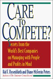 Care to compete? by Hal F. Rosenbluth, Diane McFerrin Peters