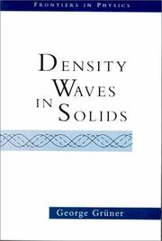 Cover of: Density Waves in Solids by George Gruner, George Gr¿ner