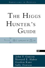 Cover of: The Higgs Hunter's Guide