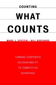 Cover of: Counting What Counts | Marc J. Epstein