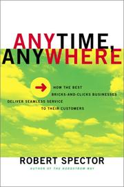 Cover of: Anytime, Anywhere by Robert Spector, Robert Spector