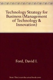 Cover of: Technology Strategy for Business by David Ford, Michael Saren, Mike Saren